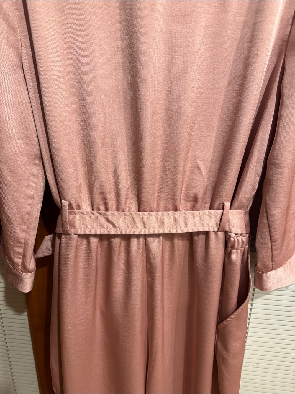 INC International Concepts Dusty Pink Utility Jumpsuit with Belt - Picture 11 of 12